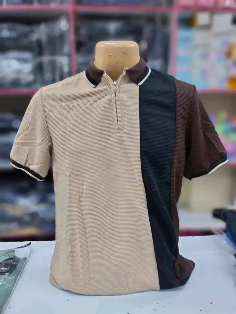 Half-Zip Polo T-Shirts