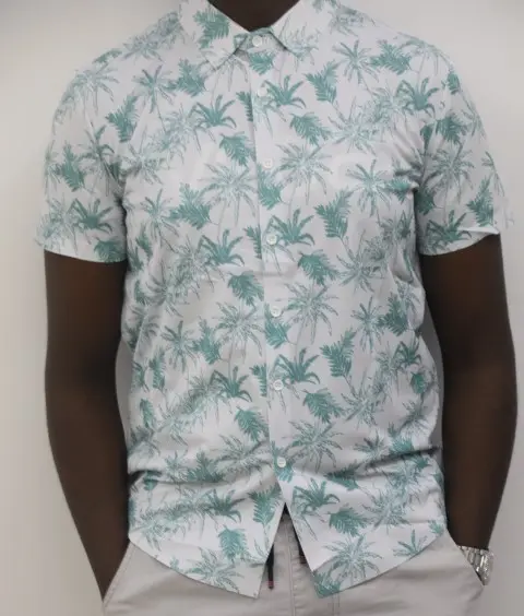 Floral silk shirt