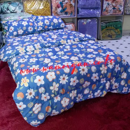 5*6 Blue Floral Normal Duvet