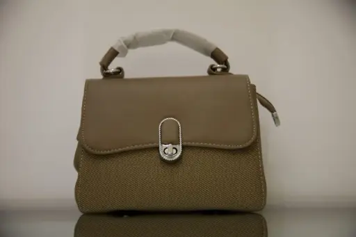 Brown ladies Handbag