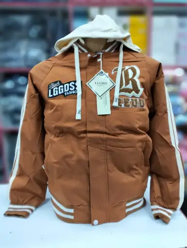 College puff jackets