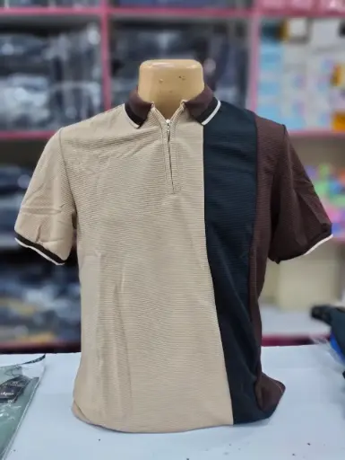 Half-Zip Polo T-Shirts
