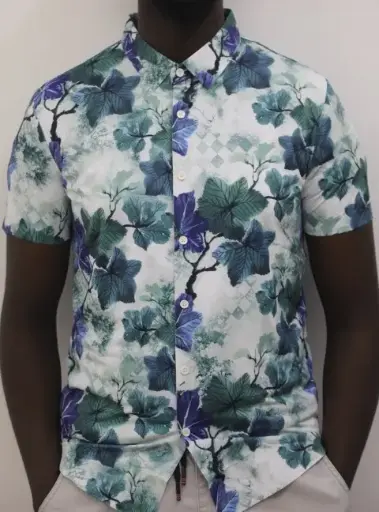 Floral silk shirts