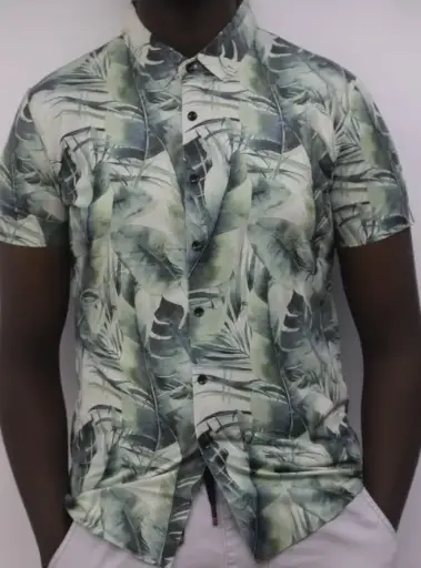 Floral silk shirts