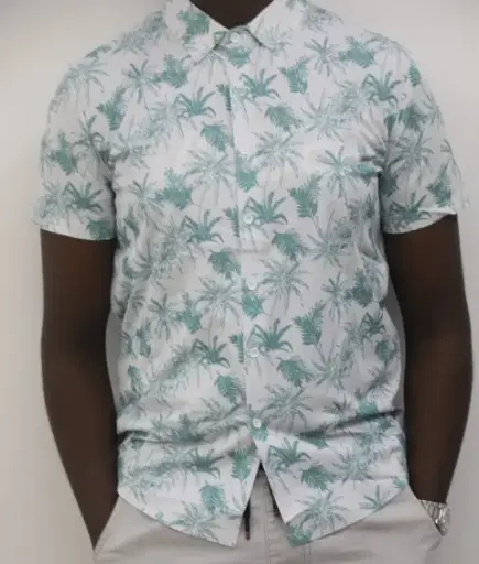 Floral silk shirt